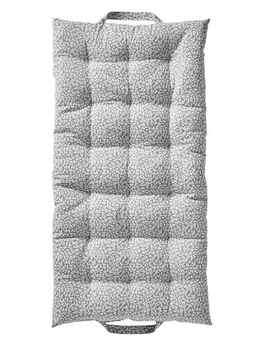 VERTBAUDET Bedruckte Bodenmatratze mit Griffen, grau - Matratzen für Babybetten, mit praktischen Griffen für einfaches Handling und einem stylischen Design, ideal für Spiel- und Liegeflächen.