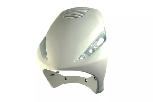 Frontverkleidung für Piaggio Zip II, weiß glänzend - Hochwertige Frontverkleidung von Tun'R, einfach auszutauschen und perfekt für eine individuelle Optik. Keine Modifikationen notwendig.