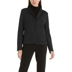 Marc Cain Kurzblazer "Collection Essential" – Modischer Damenblazer in Schwarz - Eleganter Kurzblazer aus elastischem Scuba-Jersey mit praktischen aufgesetzten Taschen. Ideal für stilvolle Auftritte, pflegeleicht und schnell trocknend.
