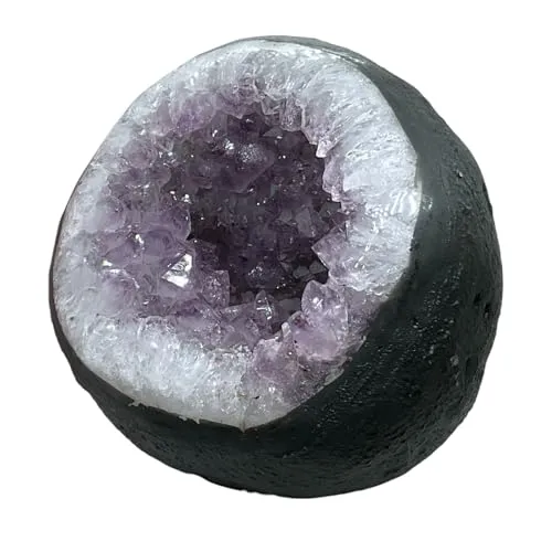 Amethyst Druse Unikat-Masterpiece 1479 – Blickfang für jeden Raum - Einzigartige Amethyst Kristalldruse 16x12x11 cm, 1,948 kg aus Brasilien. Handgearbeitet, mit schönem violetten Kristall und stabiler Standfläche. Perfekt als dekoratives Highlight in Ihrem Zuhause.