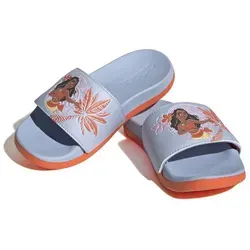 adidas Badeschuhe Adilette Comfort Moana für Kinder - Badeschuhe für Kinder, inspiriert von Disney's Vaiana, mit schnelltrocknendem Riemen und vorgeformtem Fußbett für hohen Tragekomfort. Ideal für Stadt und Bad.