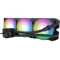 Eisbär Pro Aurora 420 CPU Wasserkühlung 420mm - Hochleistungs-Wasserkühlung mit 3x 140 mm Radiator und adressierbarer RGB-Beleuchtung, ideal für leistungsstarke Gaming-PCs.
