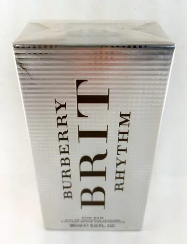 Burberry Brit Rhythm for Him Eau de Toilette Intense 90 ML - Herren Eau de Toilette mit süß-ledrigem Duft, perfekt für den modernen Mann, der Intensität und Stil sucht. Inhalt: 90 ml, hergestellt in Frankreich.