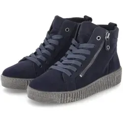 Gabor Damen Chelsea Boots - Klassische Stiefeletten in Braun mit Komfort-Mehrweite - Stiefeletten für Damen aus hochwertigem Lack mit praktischem Reißverschluss. Ideal für den täglichen Einsatz, bieten sie Komfort und modischen Stil.