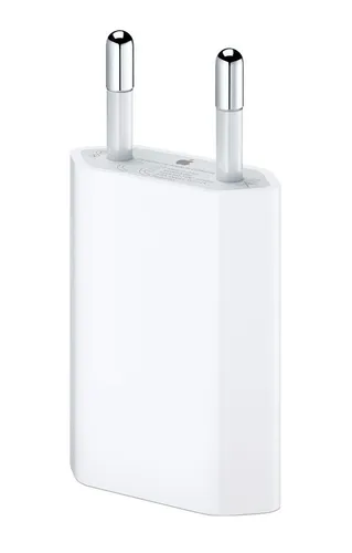 Apple USB-Ladegerät Power Adapter MD813ZM/A, 5Watt - Akku & Ladegerät - Schnelles Laden mit 5 Watt, ideal für alle Apple Geräte, perfekt für unterwegs, auf Dienstreisen oder im Urlaub.