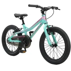 Bikestar Kinderfahrrad Mountain 18 Zoll - Leichtes Aluminium Kinderfahrrad mit 1 Gang und Handbremse, ideal für Kinder von 5 bis 7 Jahren, höhenverstellbar für optimalen Komfort.