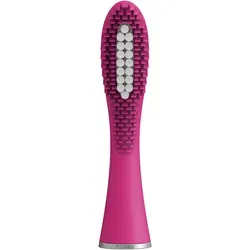 Foreo ISSA mini Hybrid Ersatzbürstenkopf, Wild Strawberry - Langlebiger Ersatzbürstenkopf aus Silikon und PBT Polymer, sorgt für sanfte Reinigung und muss nur zweimal jährlich gewechselt werden – ideal für eine einfache Pflege.