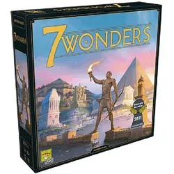 Repos Production UNBOX NOW, 7 Wonders - Kennerspiel des Jahres 2011, strategisches Spiel für 3-7 Spieler, langlebig und flexibel gestaltet, ab 10 Jahren, Spieldauer 30+ Minuten