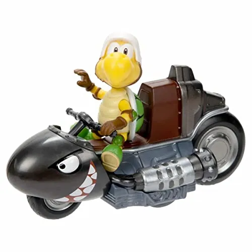 Super Mario – Figurka Koopa Troopa - Actionfigur Koopa Troopa mit Auto, ca. 6 cm groß, ideal für Sammler und Fans von Super Mario, kommt in ansprechendem Fensterkarton.