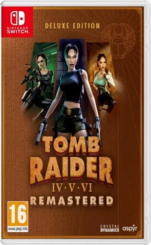 Tomb Raider IV-VI Remastered - Deluxe Edition - PC- & Videospiele, erlebe die Abenteuer von Lara Croft in der Deluxe Edition mit verbesserten Grafiken und nostalgischem Gameplay auf Nintendo Switch!