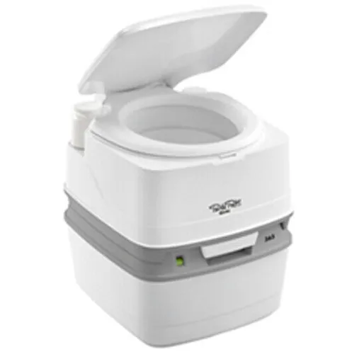 Thetford Porta Potti 365 Qube - Weiße Campingtoilette - Camping-Hygiene Zubehör, leicht und tragbar mit nur 4,0 kg, ideal für komfortables Camping und Reisen.