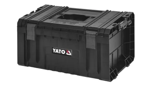 Yato SKRZYNIA SYSTEMOWA 23B S12 (YT-09164) - Robuster Werkzeugkasten - Vielseitiger Werkzeugkasten für optimalen Stauraum und einfache Organisation. Ideal für Handwerker und Heimwerker, mit geprüfter Qualität für langlebigen Einsatz.