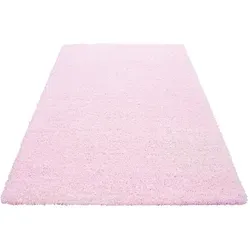 Novel Läufer Life 1500 in Pink, 80x250 cm - Teppiche, rechteckiger Hochflor-Läufer, pflegeleicht, schmutzabweisend und ideal für Fußbodenheizung, Oeko-Tex® zertifiziert für Allergiker.