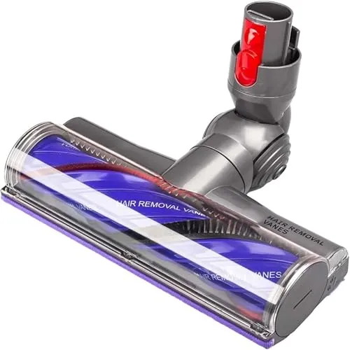 Verhedderungsfreie Düse mit Anti-Tangle-Bürste für Dyson V-Staubsauger - Die innovative Staubsaugerdüse mit Anti-Tangle-Technologie verhindert das Verheddern von Haaren und Flusen. Kompatibel mit Dyson V7 bis V15, sorgt sie für eine durchgehend starke Saugleistung ohne häufige Bürstenreinigung.