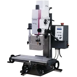 Optimum Bohr-Fräsmaschine MH 20V - Fräsen - Hochpräzise Bohr-Fräsmaschine mit variabler Drehzahl für vielseitige Anwendungen in der Metallbearbeitung.