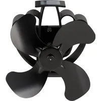 Valo Ofenventilator – Magnetischer Kaminventilator, stromlos und geräuscharm - Kaminofen-Ventilatoren: Effiziente Wärmeverteilung ohne Strom, leise im Betrieb und einfach zu installieren mit starken Magneten.