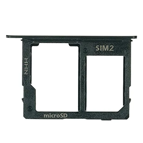NG-Mobile Simkarten SIM Karten Try Halter Schlitten Einschub für Samsung Galaxy A6 SM-A600F schwarz