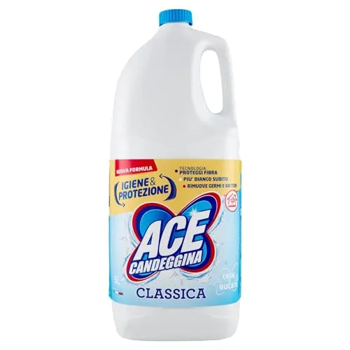ACE Klassische Bleichmittel 5 l - Effektive Reinigung - ACE Klassisch, 5 l Bleichmittel für gründliche Hygiene und strahlende Sauberkeit. Ideal für die Pflege und Reinigung Ihres Zuhauses.