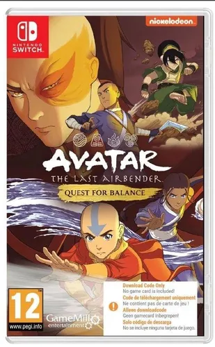 Avatar: The Last Airbender - Quest for Balance - Code in a Box - Nintendo