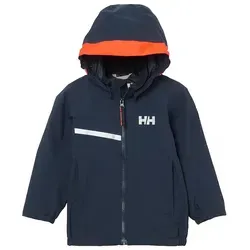 Helly Hansen Regenjacke "Shelter" für Kinder - Größe 104, Dunkelblau - Schützende Helly Hansen Regenjacke "Shelter" in Dunkelblau für Kinder. Mit wasserdichter Helly Tech-Technologie, elastischen Ärmelabschlüssen und reflektierenden Details für mehr Sicherheit beim Spielen im Freien.