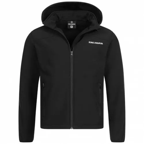 KIRKJUBØUR "Hestur" Herren SOFTSHELLjacke - Funktionsjacke mit 10.000 mm Wassersäule, atmungsaktiv und ideal für Outdoor-Aktivitäten. Weiche Fleece-Innenseite und praktische Reißverschlusstaschen sorgen für hohen Tragekomfort.