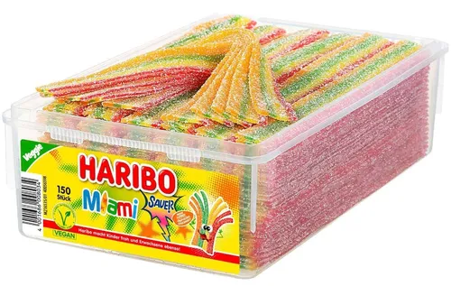 Haribo Miami Fizz Fruity Mix - Fruchtgummi Sauer - 150 Stück