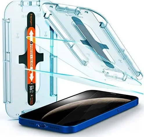 Spigen Glas tR EZ Fit 2P iPhone 12/iPhone 12 Pro, 2 Stk