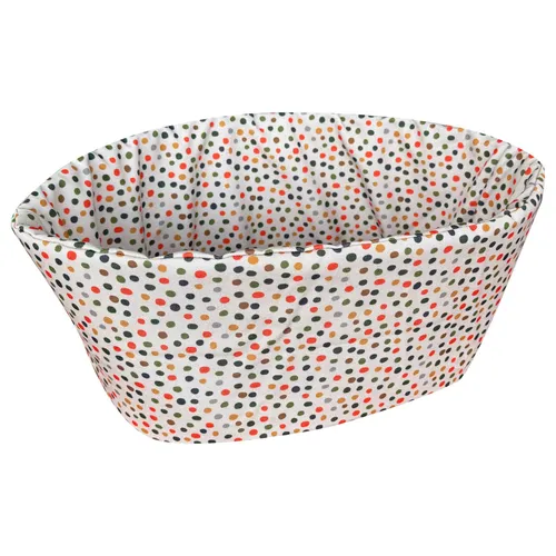 Aumüller hohe Polstereinlage CONFETTI für Fahrradkorb-Modelle 11/810/*** und 11/