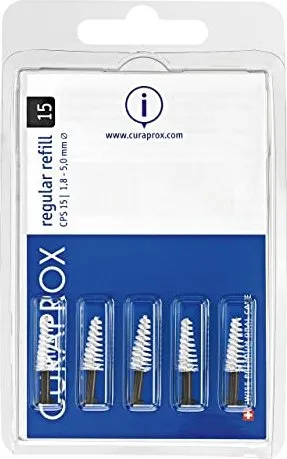 Curaprox Cps regular 15 plus 5 Interd.B. + 1 Halter Zahnbürste Inhalt: 6 St