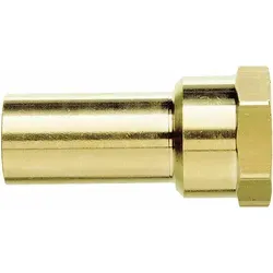 John Guest Speedfit MS-Aufschraubstutzen Ø 22 mm x 3/4 Zoll IG – Zuverlässiger Rohrverbinder für Sanitärsysteme - Hochwertiger MS-Aufschraubstutzen aus entzinkungsresistentem Messing, ideal für Kupfer- und Speedpex-Rohre. Für zuverlässige Verbindungen in Warm- und Kaltwassersystemen.