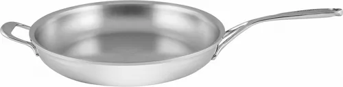 DEMEYERE Proline 7 Stahlbratpfanne 40850-939-0 - 32 cm - Hochwertige Edelstahlpfanne, 7-Schicht-Material für optimale Wärmeverteilung, ideal für alle Herdarten inklusive Induktion. Pflegeleicht dank Silvinox®-Oberfläche.