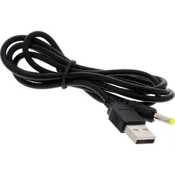 USB-A Kabel auf 4.0*1.7mm DC-Stecker - 80cm, schwarz