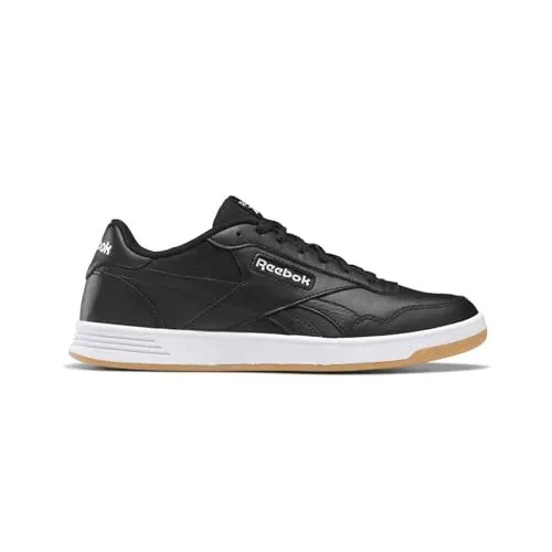 Sneaker REEBOK CLASSIC "REEBOK COURT ADVANCE", Gr. 42,5, schwarz - Sportliche Sneaker von Reebok Classic mit atmungsaktivem Obermaterial aus Synthetik und rutschfester Gummisohle, ideal für einen stylischen Büro-Look.