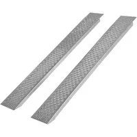 AL-KO Aluminium Auffahrrampe, 2,0 m lang (2-er Set) - Laderampen aus korrosionsbeständigem Aluminium, ideal für einen sanften Übergang und sichere Nutzung bis 400 kg Belastung.