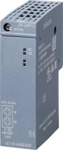 Siemens SIPLUS ET 200SP BusAdapter 6AG1193-6AM00-7AA0 - SPS-Prozessoren, innovativer BusAdapter für flexible Automatisierungslösungen mit M12-Anschluss, ideal für anspruchsvolle Industrieanwendungen.
