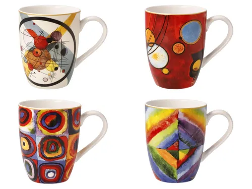 Goebel Tasse James Rizzi, Porzellan, Spülmaschinengeeignet