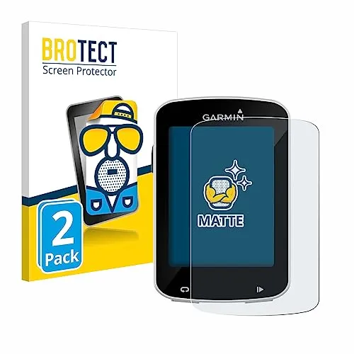 BROTECT Entspiegelungs-Schutzfolie für Garmin Edge Explore 820 (2 Stück) Matte Displayschutz-Folie, Anti-Reflex, Anti-Fingerprint