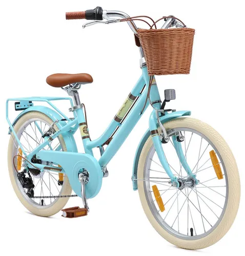 BIKESTAR Alu Kinderfahrrad 20 Zoll – Blau, 7 Gänge, V-Bremse, ideal ab 6 Jahren - Leichtes und stabiles Kinderfahrrad mit höhenverstellbarem Lenker und Sattel für lange Nutzung. Ergonomisches Design und griffige Bremsen sorgen für sicheres Fahren.