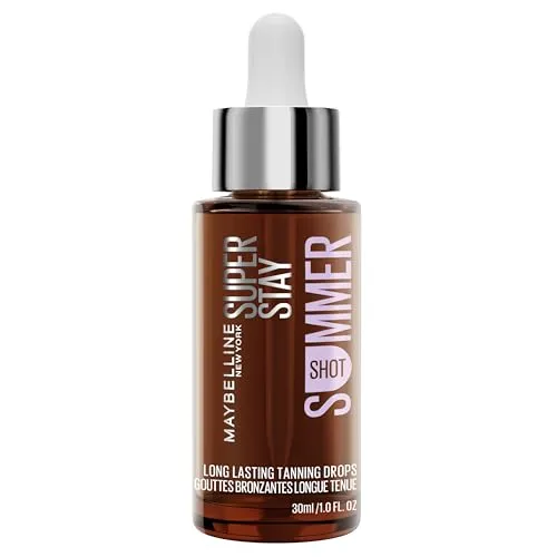 Maybelline New York Face Summer Shot, 30ml - Bräunungsprodukt für ein strahlendes, sommerliches Hautbild. Die leichte Textur sorgt für ein natürliches Finish und ist ideal für ein frisches Aussehen.