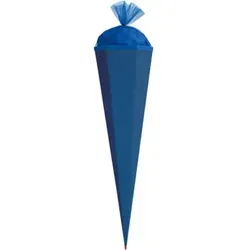ROTH Bastelschultüte mit Verschluss, 850 mm, ultramarinblau