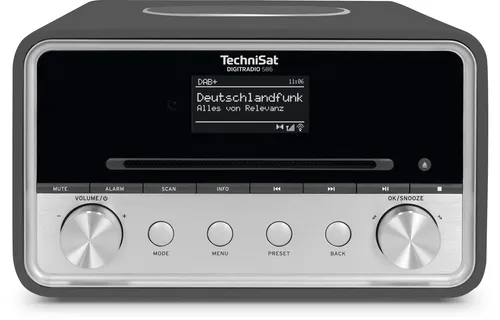 TechniSat Digitradio 586 - Multifunktionales DAB+ FM Radio, 20 W Leistung für optimalen Hörgenuss in jedem Raum