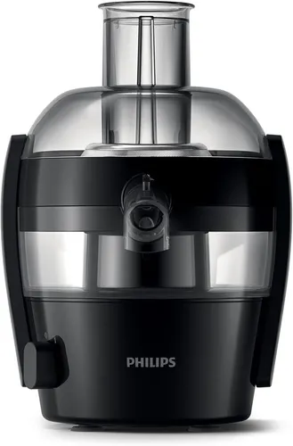 PHILIPS HR1856/70 Viva Collection - 0.8L Entsafter mit 800 Watt, QuickClean und XL-Einfüllöffnung für müheloses Entsaften
