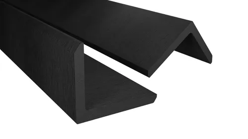 WPC Abschlussleisten 5er Set Anthrazit - 220cm langlebige Terrassendielen Abdeckleisten - Holzfliesen: 5er Set WPC Abschlussleisten in elegantem Anthrazit, ideal für eine langlebige und ansprechende Terrassengestaltung.