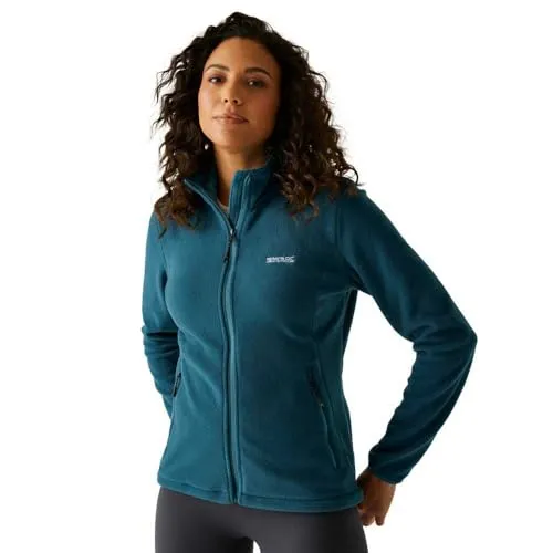Regatta Floreo IV Full Zip Fleecejacke - Hochwertige Fleecejacke in marokkanischem Blau, ideal für Outdoor-Aktivitäten und gemütliche Tage. Mit durchgehendem Reißverschluss für einfachen Zugang und vielseitigen Einsatz.