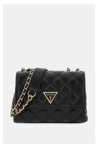 Guess Giully Mini Schultertasche schwarz HWQG9673740-BLA - Umhängetaschen aus hochwertigem Lederimitat, stilvoll und perfekt für jeden Anlass.