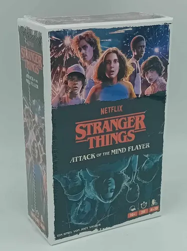 Repos Production Stranger Things: Attack of the Mind Flayer - Familienspiel für 4-10 Spieler, fördert Phantasie und ist ideal als Geschenk für Kinder ab 10 Jahren