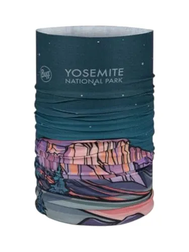 Buff®| Schlauchschal CoolNet UV® Flexibel, UPF 50 Schutz, leicht, elastisch, recyceltes Material, Sport, Sommer, Herren, Damen, Einheitsgröße, Nationalpark Dunkelblau
