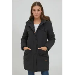 OXMO Tala Damen Wintermantel Parka gefüttert mit hochabschließendem Kragen - Funktionsjacken - Stylischer und warmer Winterparka mit Fleece-Taschen, ideal für sportliche und elegante Outfits.