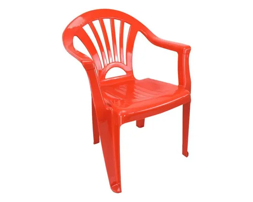 Marabellas Shop Kinderstuhl Garten Kinderstuhl rot Campingstuhl stapelbar, stapelbar