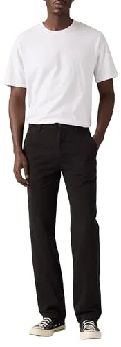 LEVI'S LV Hose XX Chino Authentic RLX - Herren Chinohose - Wanderhosen in schwarz (Meteorite) aus 100% Baumwolle, mit bequemer Passform und vielseitigen Kombinationsmöglichkeiten für jeden Anlass.